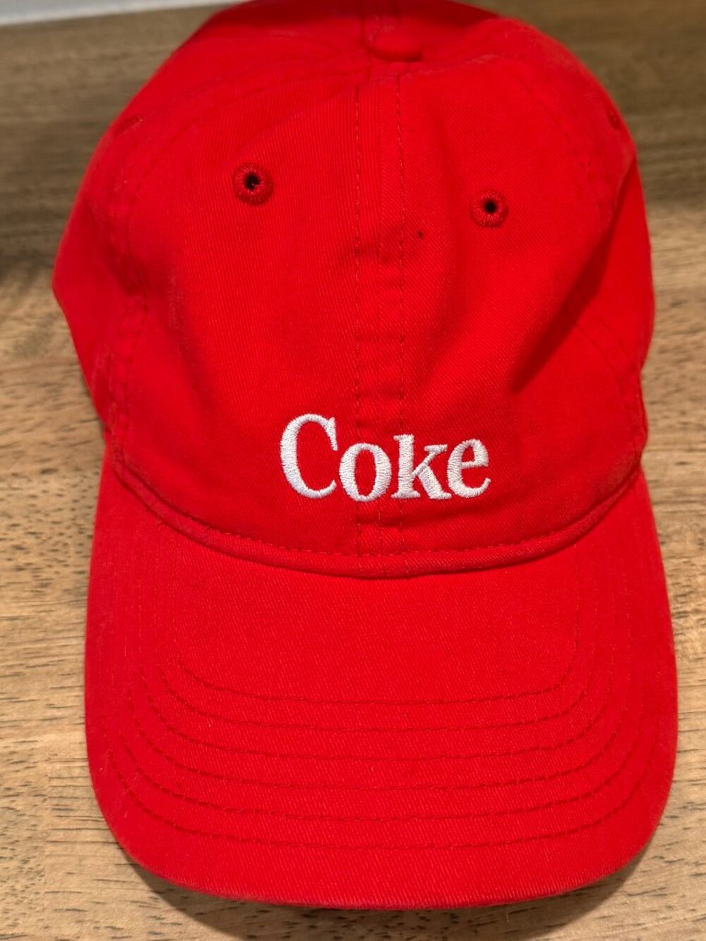 Vintage Coca-Cola Red Hat Retro Coke Embroidered Dad Cap OS - Picture 2 of 7